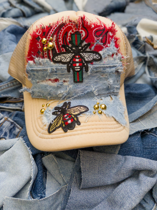 Red Fly Denim Fusion Hat